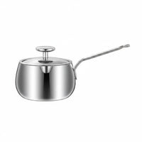 Infant Meal Pot Uncoated Stainless Steel Saucepot Induction Compatible Saucepan