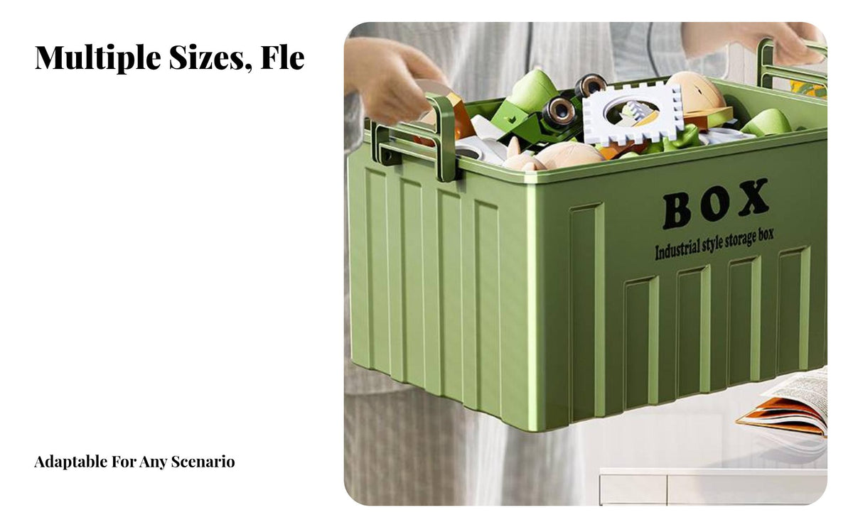 Utilitarian Design Storage Box Large Capacity Car Trunk Organizer Camping Storage Bin Portable Stackable Organizer Crate