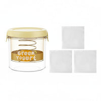 Food-Grade Material Greek Yogurt Strainer Reusable Yogurt Filter Container Easy to Clean Whey Filtering Jar Large Capacity for Health Enthusiasts, Home Cooks, Meal Prep