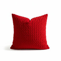 Textured Corduroy Pillow Cover Soft Texture Zipper Soft Bubble Knit Pillow Cover for Sofa, Bedroom