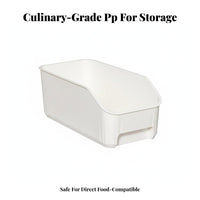 Stackable Fridge container Easy to Clean Stackable Produce Crisper Set Clear View