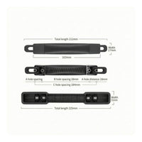 Luggage Handle Replacement with PU Grip Replacement Hardware Comfortable for Jet-Setters