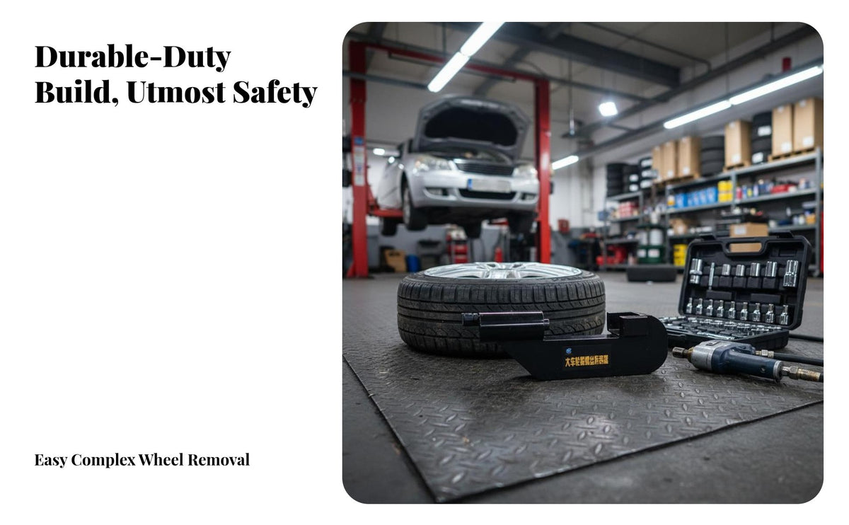 Tire Screw Remover Installer Labor-Saving Heavy-Duty Truck Wheel Bolt Tool Saves Time and Effort Wheel Bolt Installer for Car Owners, Garage, Workshop