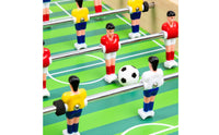 Table Football Game Compact Wooden Foosball Table Educational Wooden Soccer Game for Kids