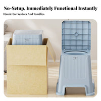 Bedside Commode Stool Portable Bedside Commode Chair Lightweight for Elderly