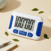 Countdown Clock Portable Stopwatch Large Display Timer Cooking Alarm Clock High Contrast Digits Quick Reset Device Suitable for Kitchen School Workouts