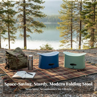 featherweight Foldable Foundation Stool Foldable Design Foldable Step Stool Easy to Carry Portable Furniture Space-Saving for Children, journeyers, journey, Outdoor, Camping, Fishing