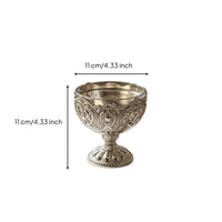 Pedestal Bowl Embossed Bowl Elegant Dessert Dish for Hosts