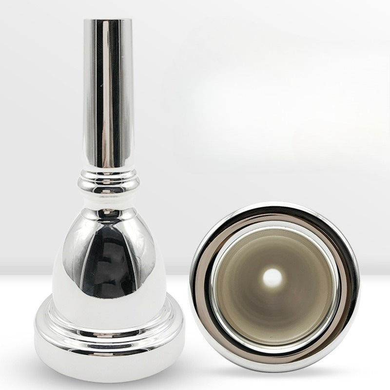 VIEK Silver-Plated Brass Tuba Mouthpiece