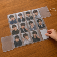Minimalist 3-Inch Photocard Album with Grid Pockets