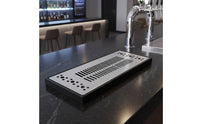 Stainless Steel Beer Spill Tray Commercial Spill Tray with Drain Sleek Polished for Kegerator