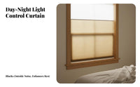 Day and Night Cellular Shade Heat Insulation No Drill Cellular Shade Damage-Complimentary Mounting Blackout Shade Light Control