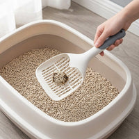 Cat Waste Sifter with Fine Mesh Holes, Large Size Square Sifter for Multi-Cat Homes, Tool for Rapid Pan Maintenance