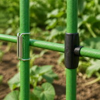 Plant Support, Stakes, Trellis, Gardening Stakes, Iron, Green, Houseplants, Climbing Plants, For Garden, Home Vegetable Gardens, Square Modular