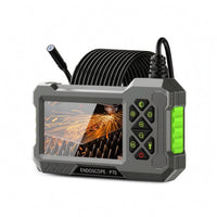 IP67 Water Resistant Industrial Endoscope 4.3-Inch IPS Display Display Industrial Endoscope Camera Rigid Rod Borescope Type-C Charging for Automotive Repair