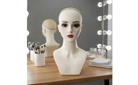 Hairpiece Mannequin Head Easy to Use Female Mannequin Head Stable Base for Photo Photography