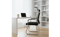 Mesh Back Sled Base Chair Heavy Duty Ergonomic Computer Chair for Students, Conference Room, Reception Area