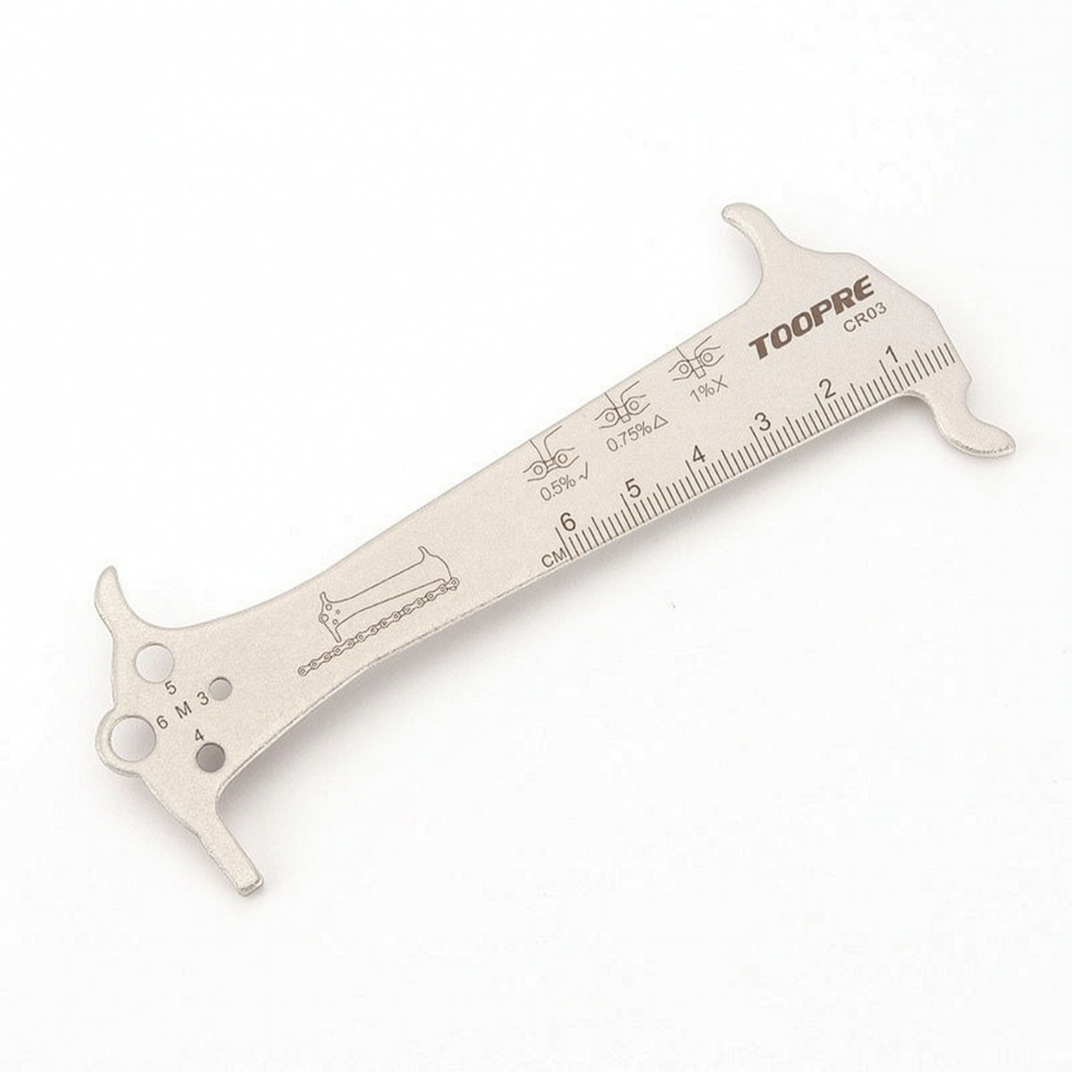 TOOPRE 3-in-1 Chain Checker, Stainless Steel, for Bicycle Chain Wear