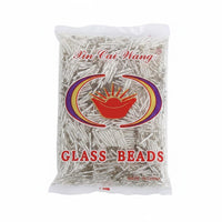 450 G DIY Projects Long Tube Beads Wide Application Glass Tube Beads Multi-Purpose for Crafters, Beadwork, Garment Embellishment, Home Decor