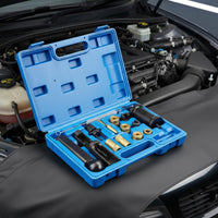 18 Pieces High Strength Steel Fuel Injector Service Tool Set Forged Injector Removal Tool Precisely Machined for Mechanics, Auto Repair Workers, Garage