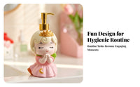 Crown Detail Princess Pump Bottle Rounded Shape Bathroom Item