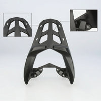 High Strength Rear Rack Bracket Corrosion-Resistant Rear Luggage Rack Weatherproof Motorcycle Cargo Carrier Sleek for Touring