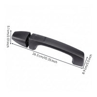 Exterior Door Handle Textured Outer Door Handle Hardware Black Molded for Mechanics