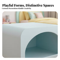 Opendesign Shelf configurable Storage Cube Colorful Design Nightstand Space-Saving Bedside Table adaptable for Children, Homeowners, Bedroom, Guesthouse, Living Room, Entryway