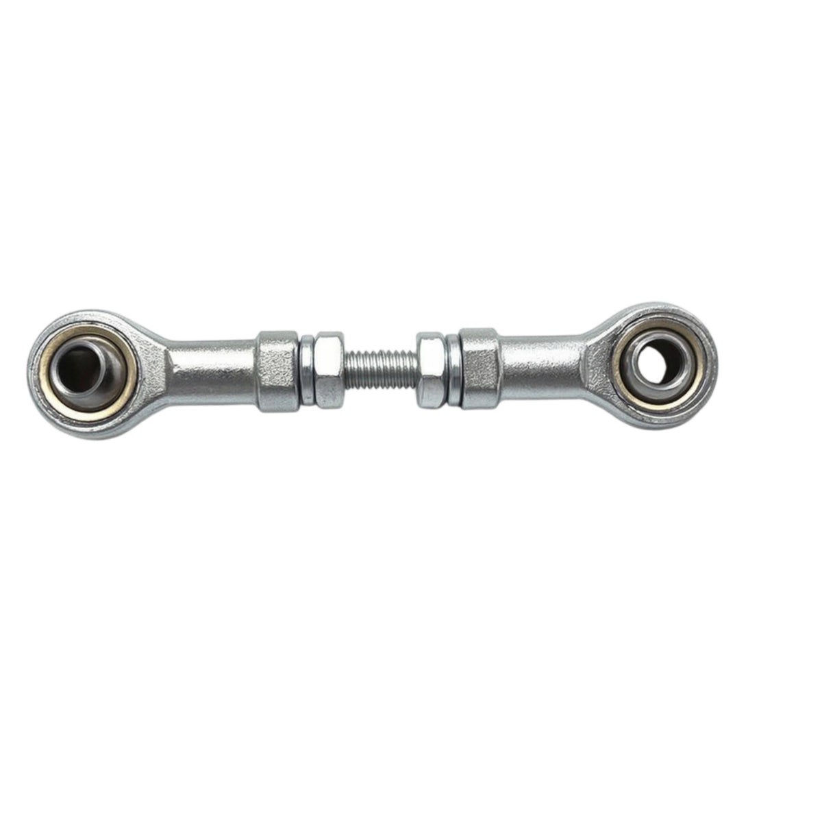Adjustable Linkage Rod Threaded Linkage Rod with Lock Nuts Pushrod Push-Pull Hardware Metal for Mechanics, Custom Machinery