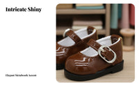 BJD Doll Shoes Buckle Strap Design 1/6 Scale Doll Shoes Realistic Details