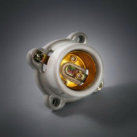 Ceiling Light Fitting with a Ceiling Rose, High Temperature Resistant E27 Lamp Holder for LED Lighting, Flame Retardant E27 Lamp Bulb Holder