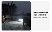 IP65 Waterproof Tripod Work Light High Brightness LED Work Light with Stand Anti-Slip Feet LED Floodlight 360° Rotatable for Street Vendors, DIY Enthusiasts, Night Markets, Workshops, Workshop, Garages