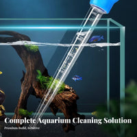 Strong Suction Aquatic Waste Remover Multifunctional Aquatic Aquarium Waste Remover Multi-Functional Tool for Turtle Owners