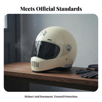 All-Encompassing Headgear 3C Certified Full Face Removable Warm Liner Secure Headwear for Women, Daily Commute, Outdoor Travel