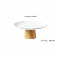 Dessert Display Stand Multifunctional Round Pedestal Tray Versatile Pedestal Fruit Plate for Dining Table, Living Room, Dresser