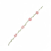 Flexible Vine Bracelet Long Bracelet with Leaf Accents Slim Floral Arm Band Lightweight for Performers, Kids, Costume Styling, Photoshoots, Stage Performances