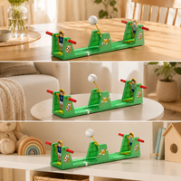 Swing Battle Soccer Basketball Toy Desktop Interactive Game with Scoring Ejection for Kids