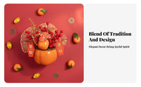 Fortune Fruit Table Decor Festive Atmosphere Chinese New Year Good Luck Ornament Traditional Symbols Chinese New Year Decoration Kit for Entryway