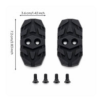 Mountain Bike Cleat Cover Walkable Mountain Bike Cleat Covers Sleek Flat Pedal Converter Cover for Commuters