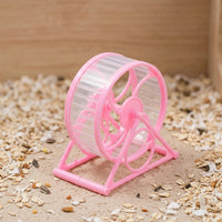 Hamster Wheel with Stand, PP Material Running Wheel for Hamster, Silent Hamster Exercise Wheel, Syrian Hamster Cage Accessory for Gerbils Mice