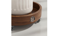 Rolling Botanical Trolley Heavy Duty Botanical Trolley with Wheels Sturdy Flower Pot Holder for Living Room