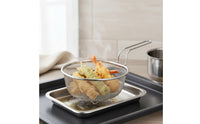 Mesh Frying Strainer Food Grade Stainless Steel Mesh Basket Easy to Clean Oil Drain Basket for Boiling