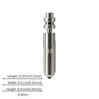 Direct-Fit Hotend Nozzle Easy to Install Quick-Release Nozzle Replacement