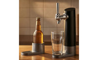 Tap Beer Dispenser Powered Beer Creamer Black Single Spout Dispenser