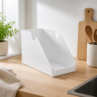 Japanese Style Thickened Plastic Storage Basket for Kitchen & Bathroom Organization