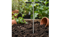 Stainless Steel Soil Rod Rod Adjustable Soil Rod Insulated Septic Tank Detector Tool 3-Section for Landscapers, Gardeners, Landscaping, Gardening
