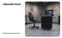 Body Marking Artist Travel Workstation Multi-Functional Portable Body Marking Artist Setup Tri-Function Design Portable Cosmetics Case Drawers