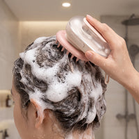 Compact Foaming Shampoo Brush Portable Head Massager Brush Lightweight Electric Scalp Massager Ergonomic for Shower