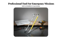 Halligan Bar High-Carbon Steel Crafted Firefighter Extraction Tool Demolition for Contractors, Professionals, Fire Scenes, Wall Removal, Renovation