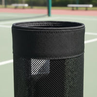 Easy Reach Mesh Ball Bag Lightweight Round Mesh Bag Portable Hanging Ball Net Tear-Resistant for Court, Fence, Training